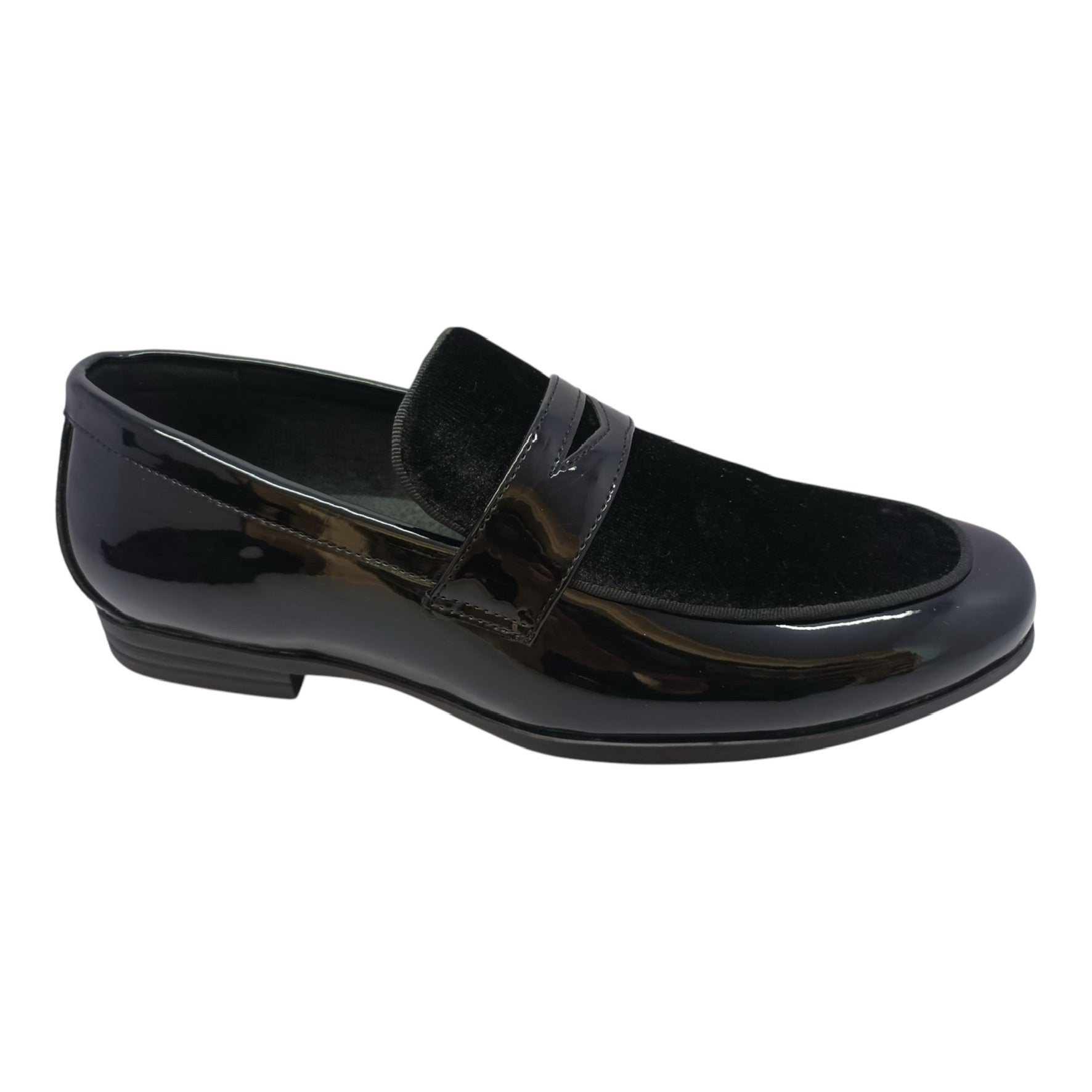 TERRONI: Velvet Patent Loafer S4